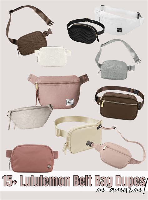 amazon belt bag dupe|lululemon fanny bag dupe.